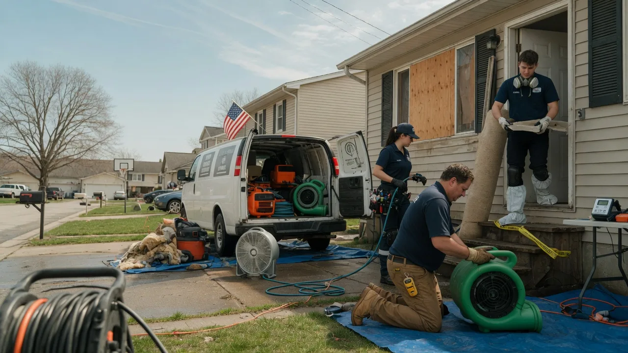 Water Damage Restoration in Minonk, IL near me